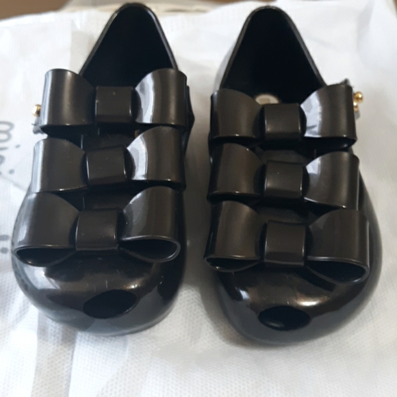 Mini Melissa's Ultragirl Triple Bow dress shoes - Picture 3 of 8
